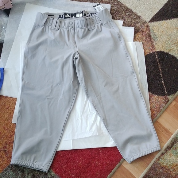 Adidas Womens Diamond Queen Elite Fastpitch Knicker Softball Pants Grey, Large - Picture 3 of 9